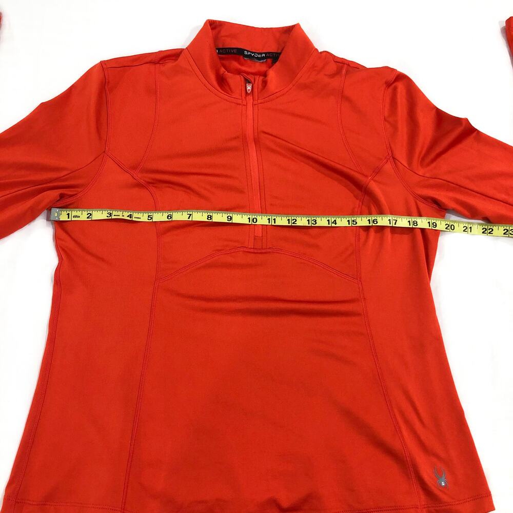 Spyder Sp146 Orange Half Zip Pullover - image 5